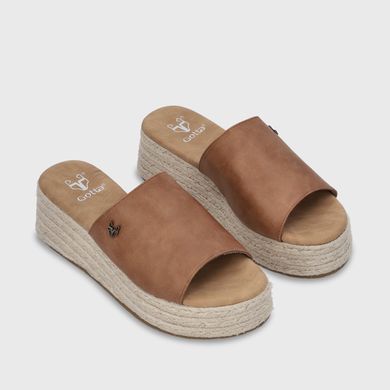 Sandalia Plataforma Rafia Mujer 55971