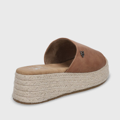 Sandalia Plataforma Rafia Mujer 55971
