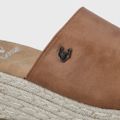 Sandalia Plataforma Rafia Mujer 55971