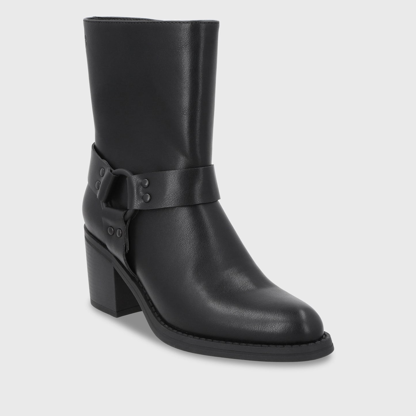 Botin Taco Negro Mujer 56030