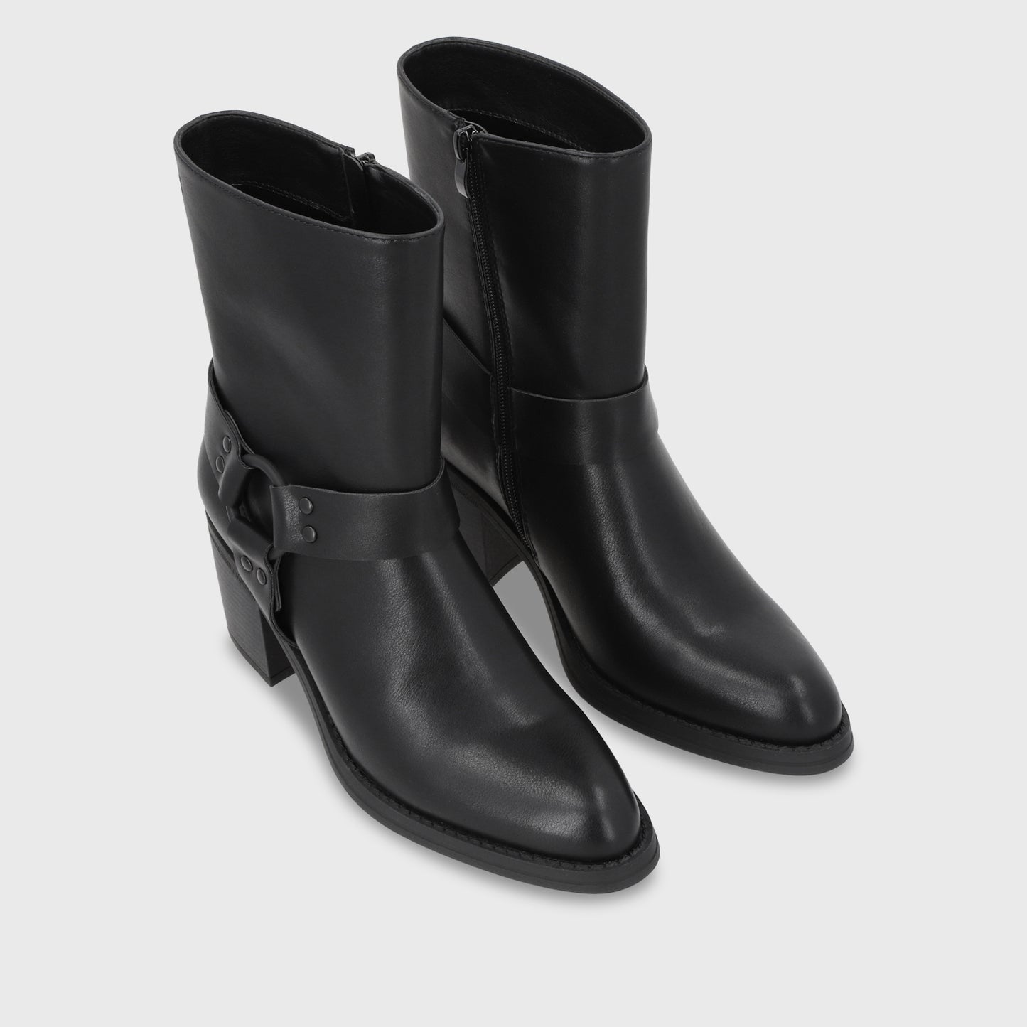Botin Taco Negro Mujer 56030