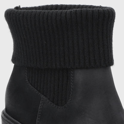 Botin Taco Negro Mujer 56050