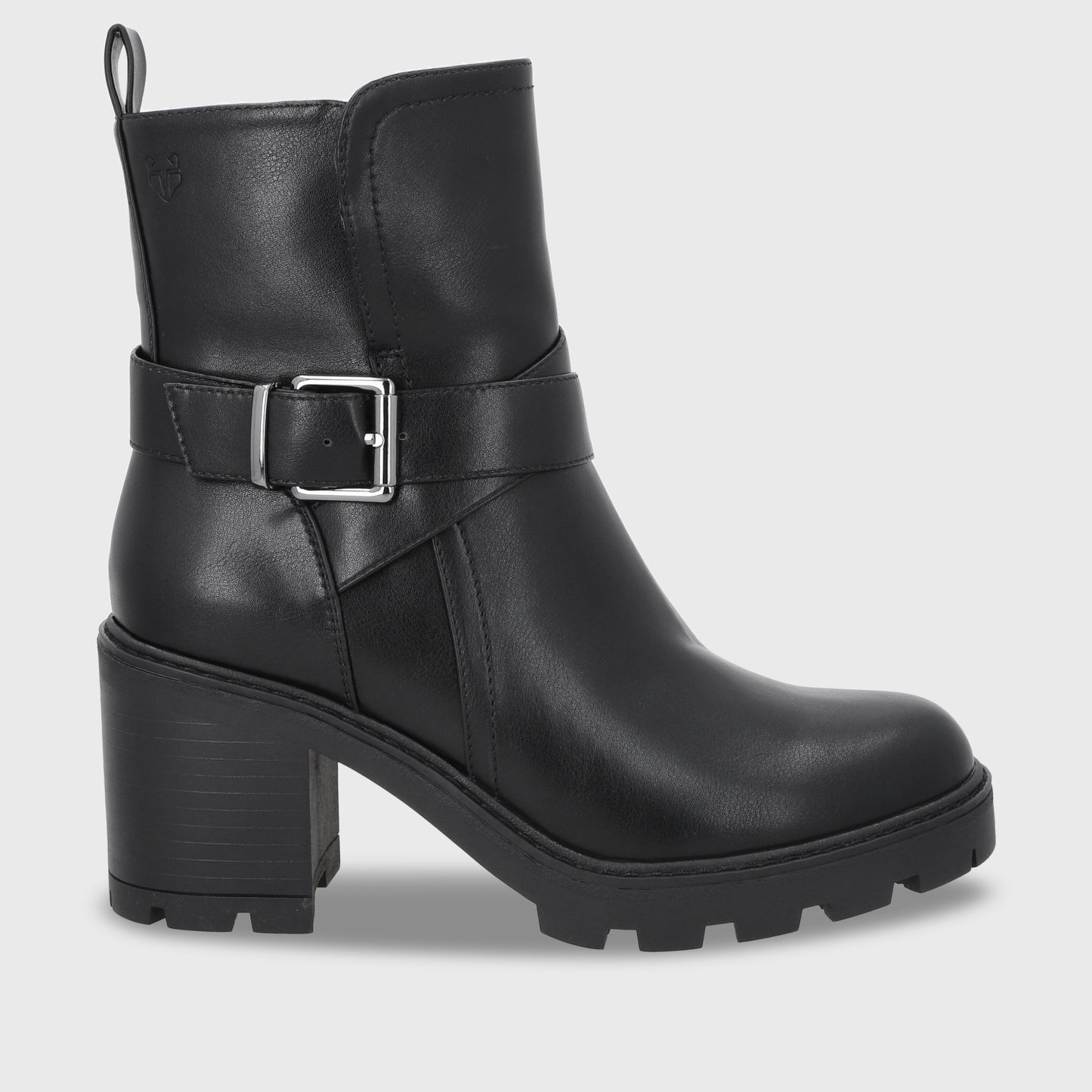 Botin Taco Negro Mujer 56051