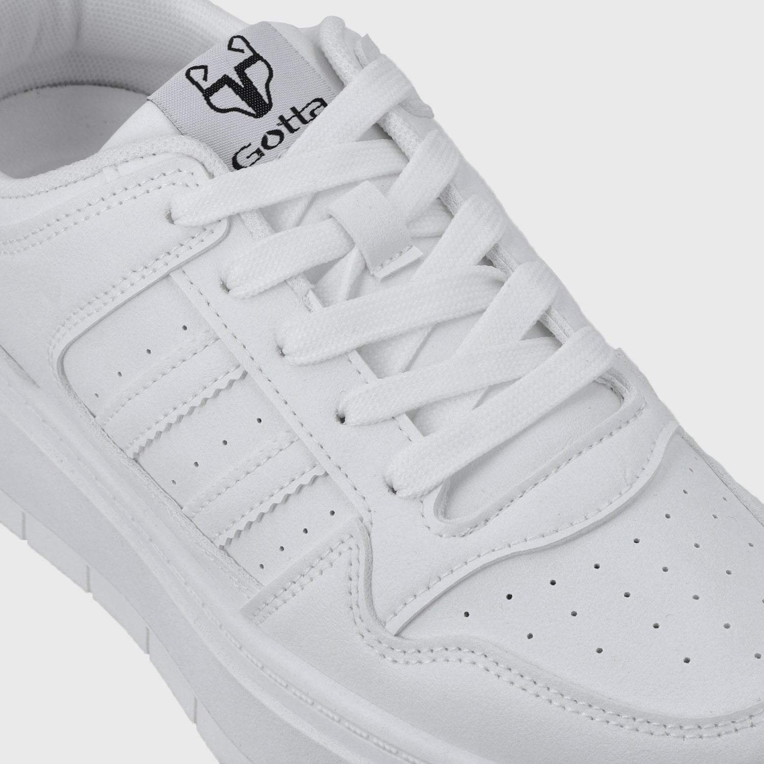 Zapatilla Plataforma Blanca Mujer 58030