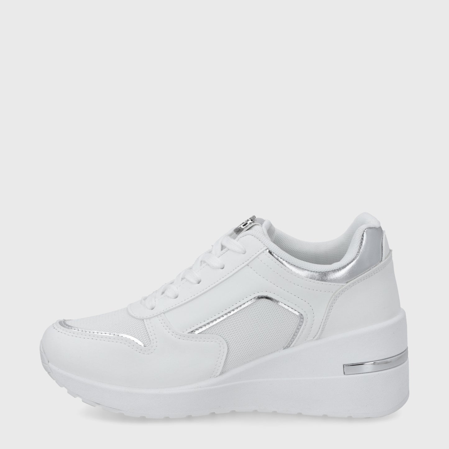 Zapatilla Plataforma Blanca  Mujer 58040