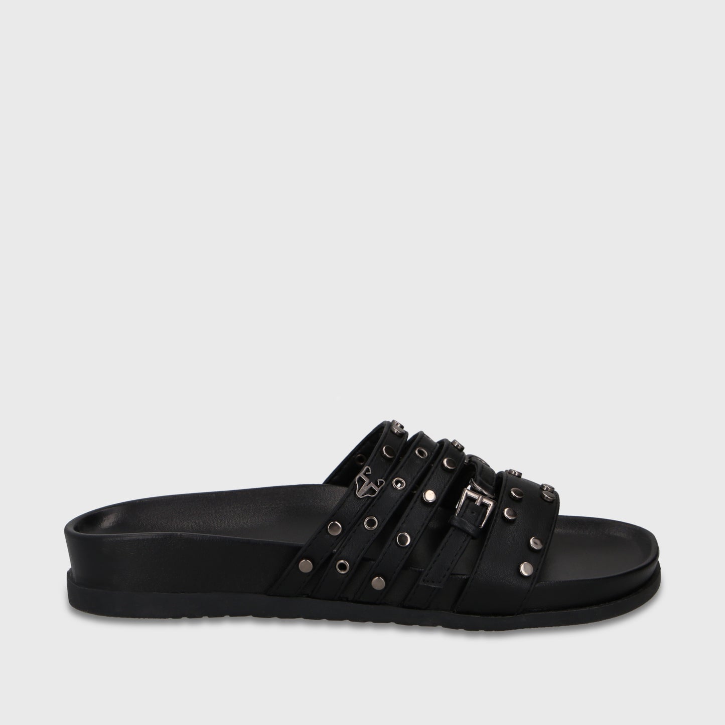Sandalia Negra Mujer 64160