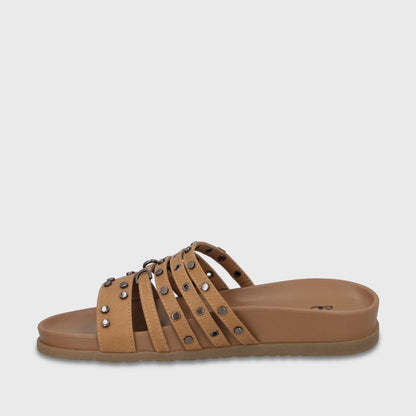 Sandalia Camel Mujer 64160
