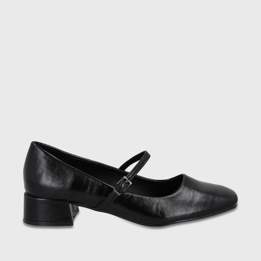 Zapato Taco Negro Mujer 65800