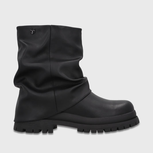Botín Plataforma Negro Mujer 65840