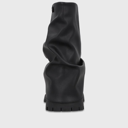 Botín Plataforma Negro Mujer 65840