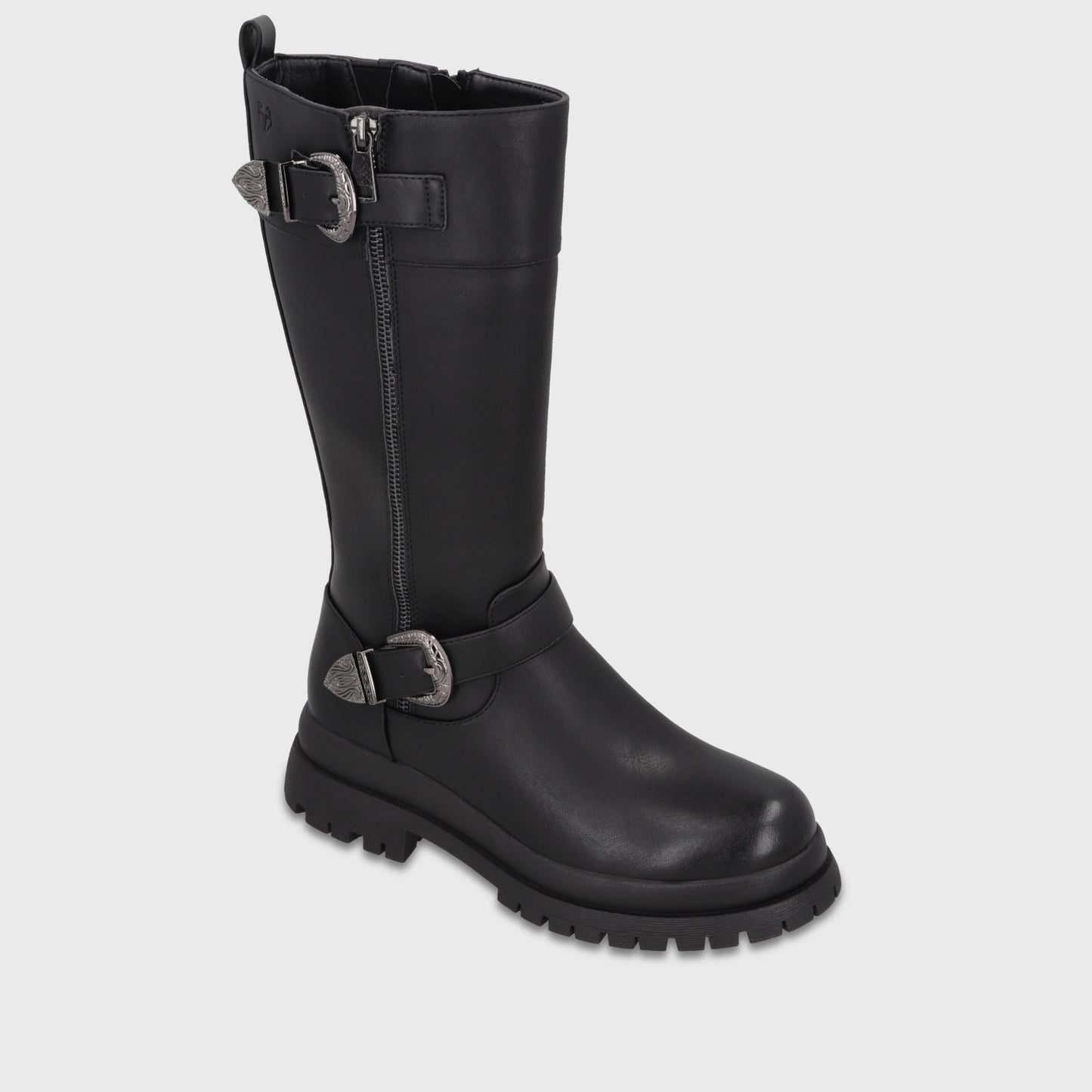 Bota Taco Negra Mujer 65842