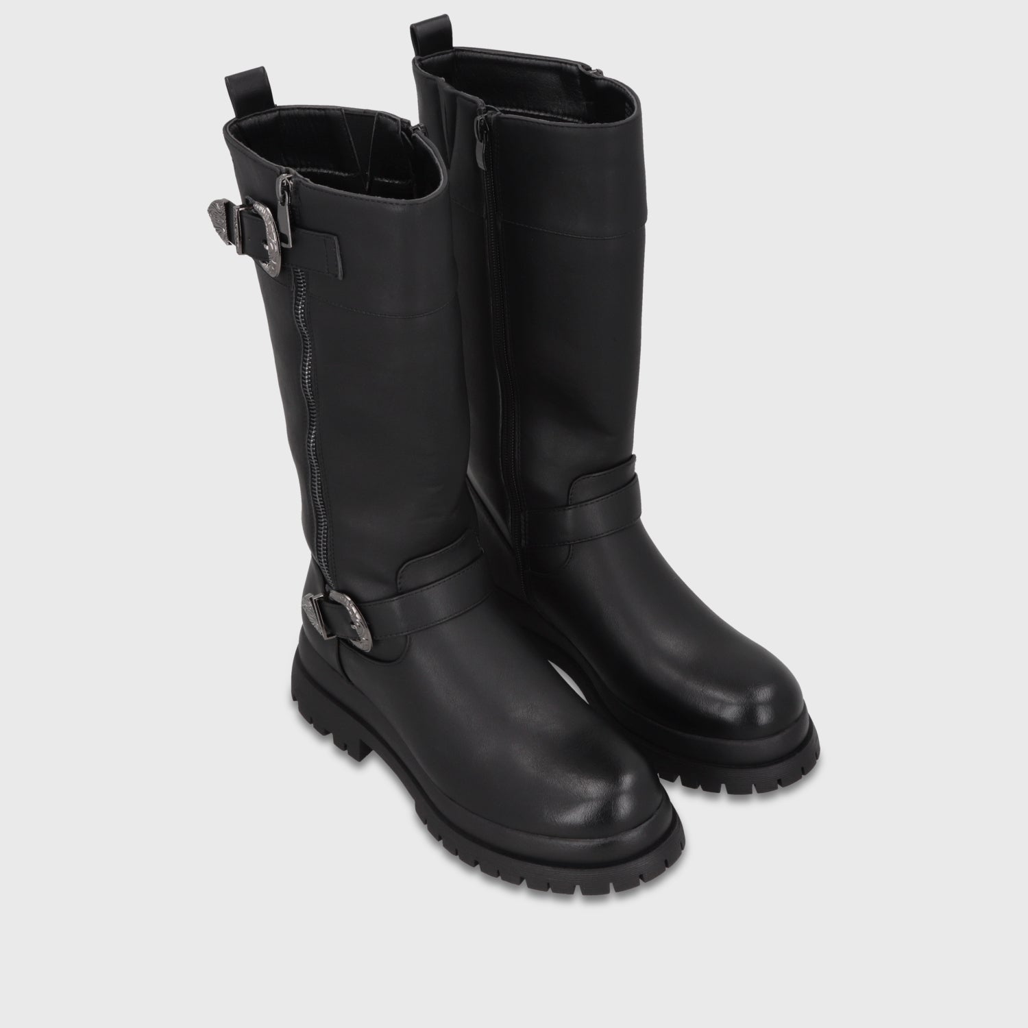 Bota Taco Negra Mujer 65842