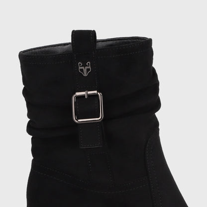 Botín Taco Negro Mujer 65860