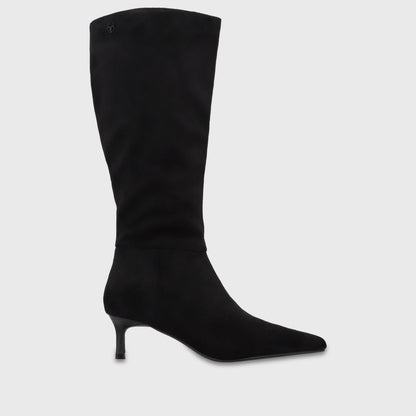 Bota Taco Negra Mujer 65881