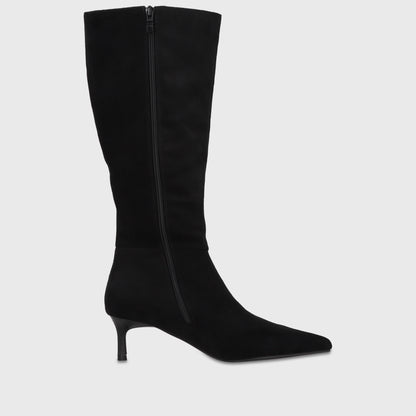 Bota Taco Negra Mujer 65881