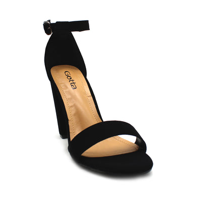 Sandalia  Negra  Mujer 86123