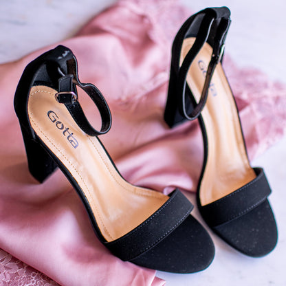 Sandalia  Negra  Mujer 86123