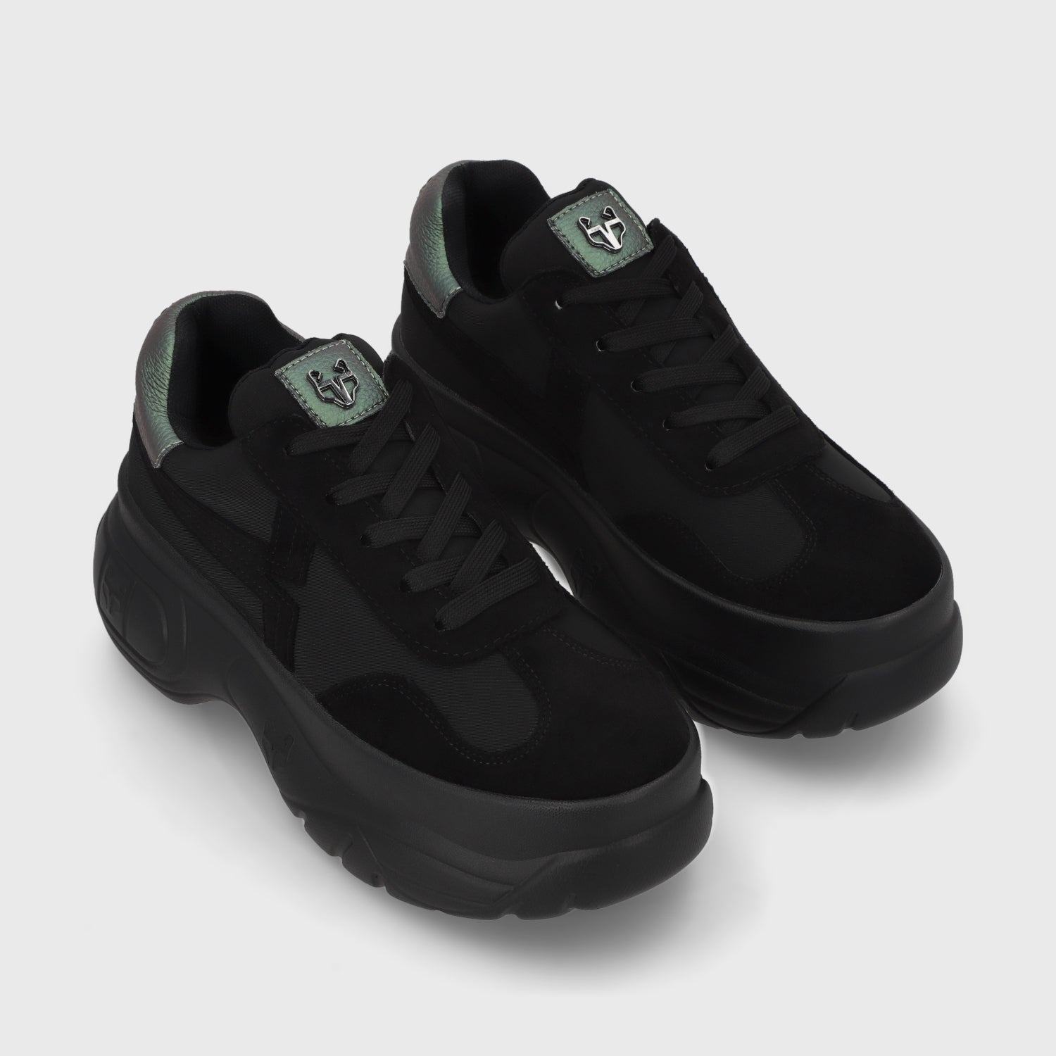 Zapatilla Negra Mujer 97243