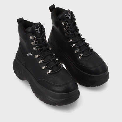 Zapatilla Negra Mujer 97244