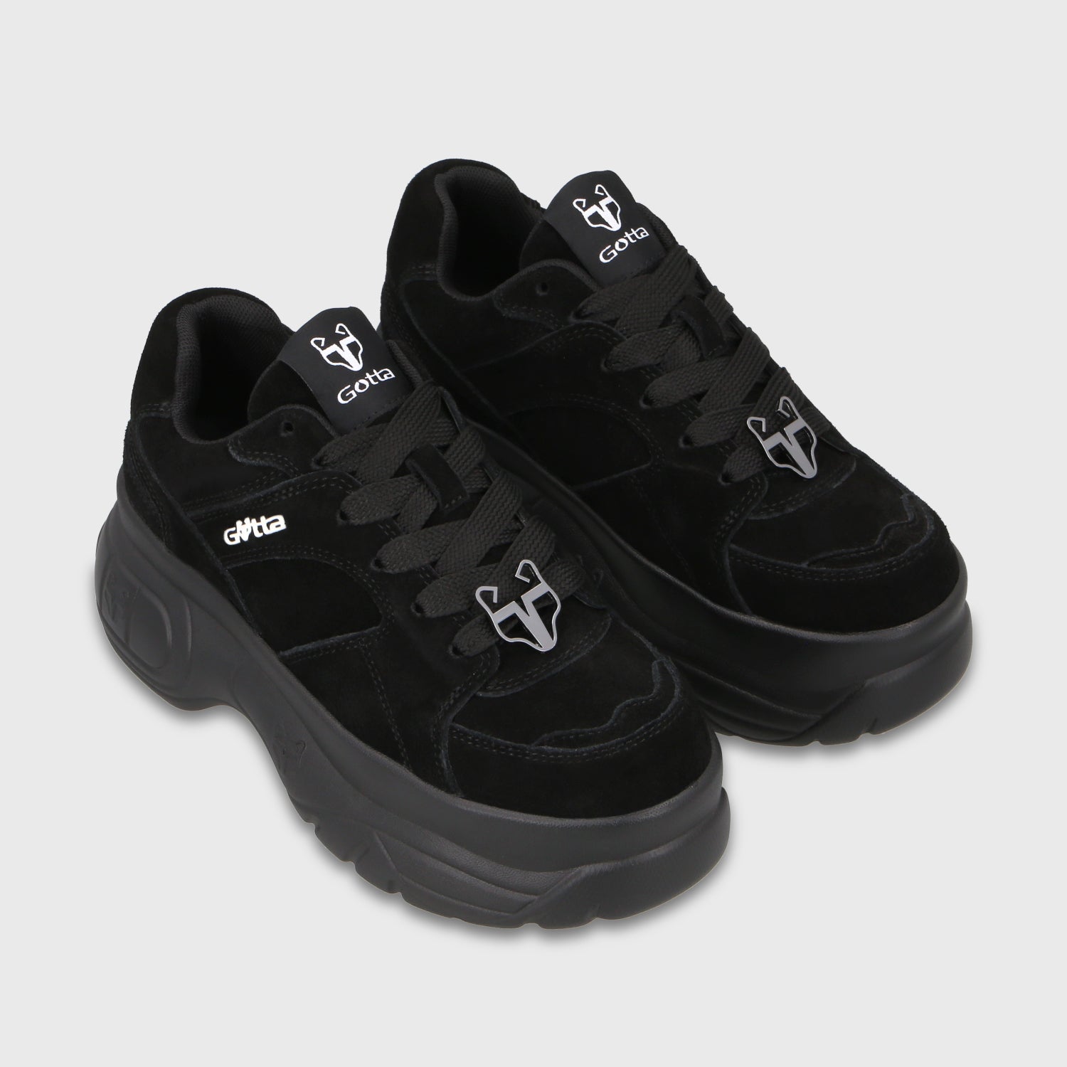 Zapatilla Plataforma Negra Mujer 9724A