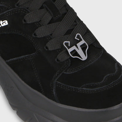 Zapatilla Plataforma Negra Mujer 9724A