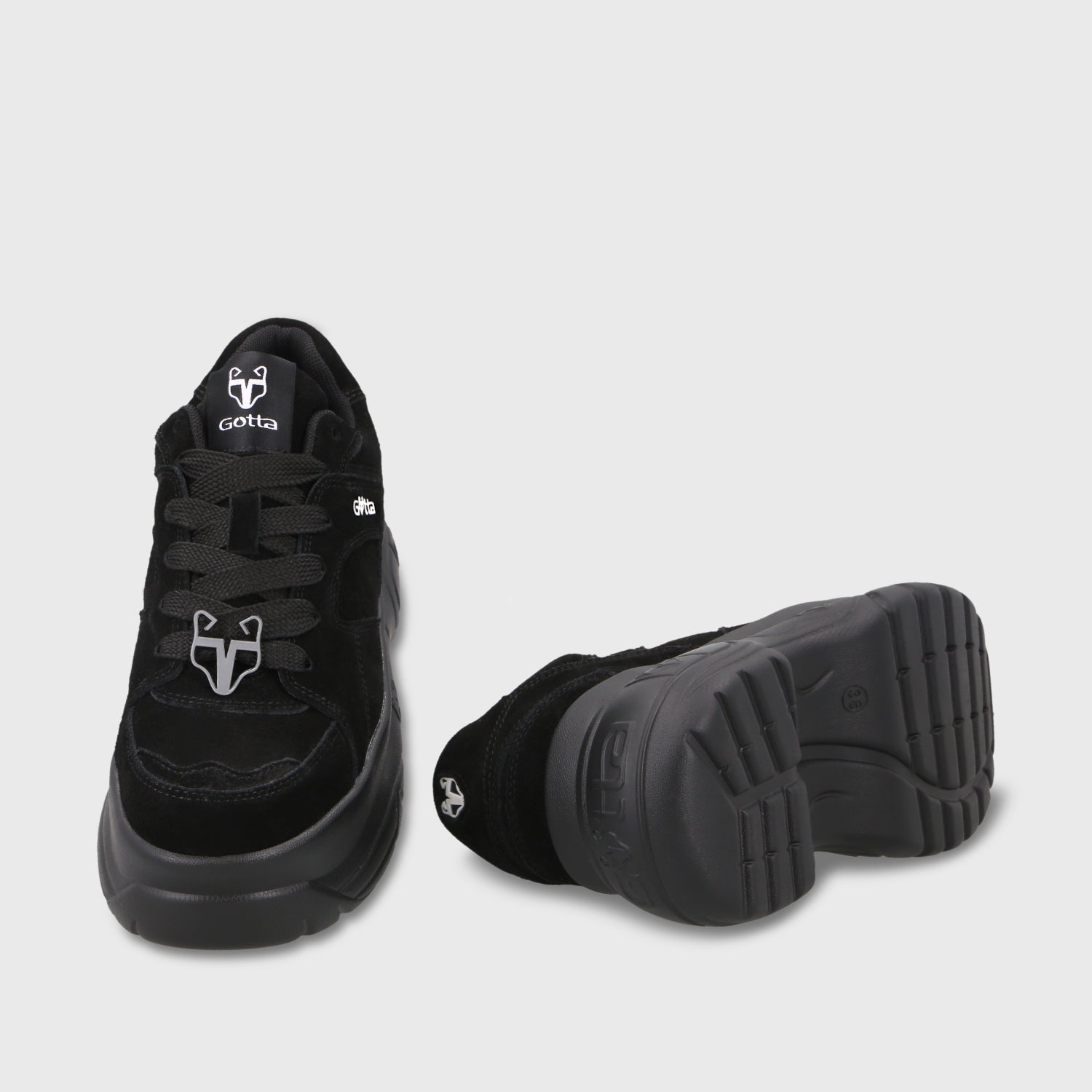 Zapatilla Plataforma Negra Mujer 9724A