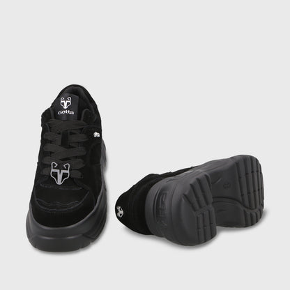 Zapatilla Plataforma Negra Mujer 9724A