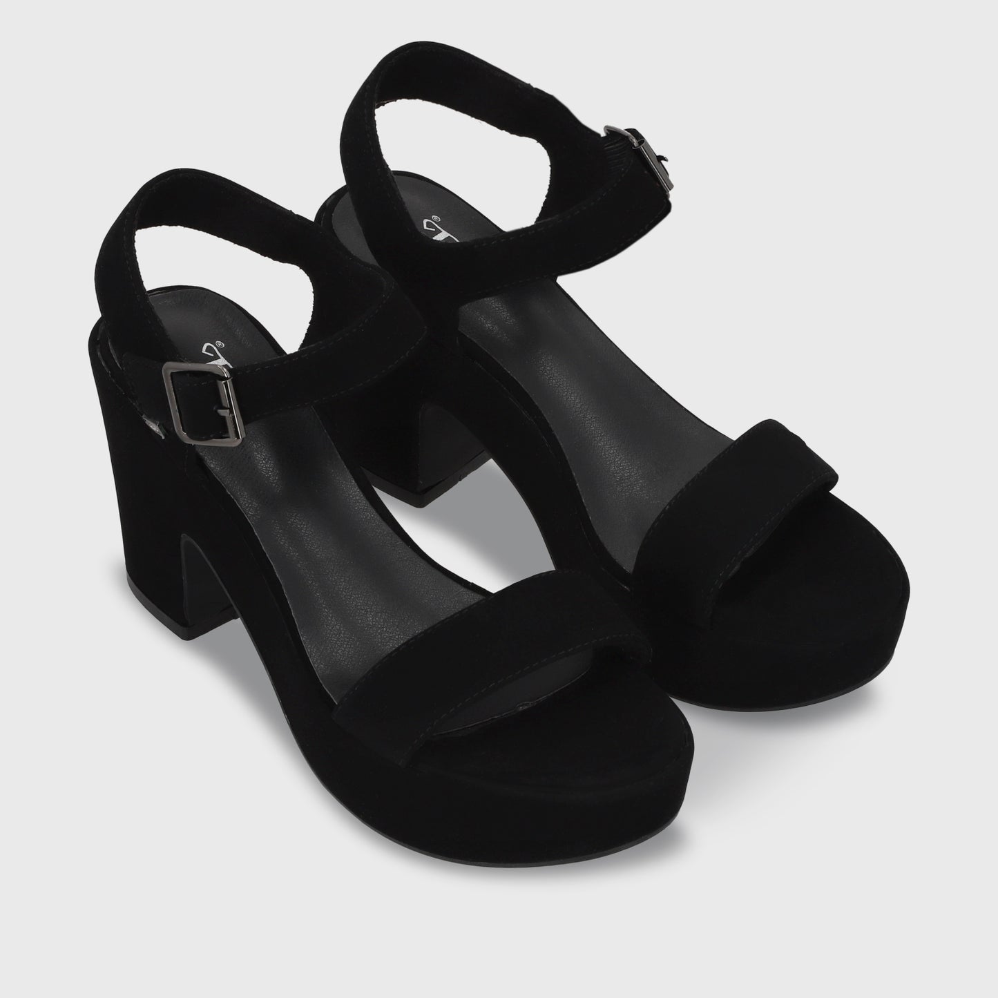 Sandalia Negra Mujer C5473