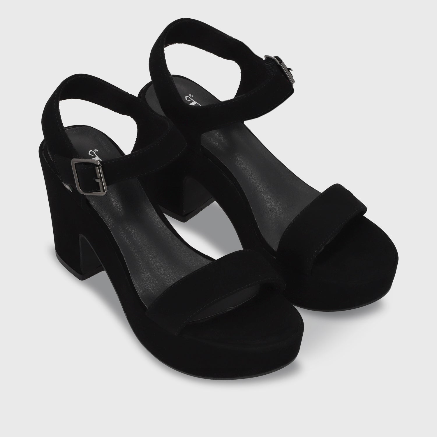 Sandalia Negra Mujer C5473