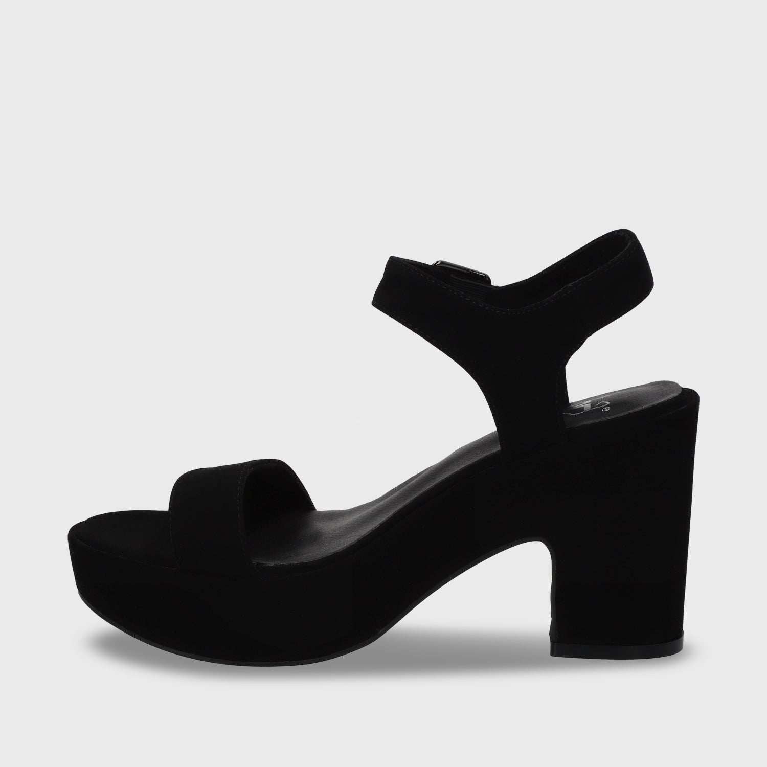 Sandalia Negra Mujer C5473