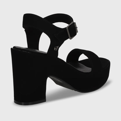 Sandalia Negra Mujer C5473