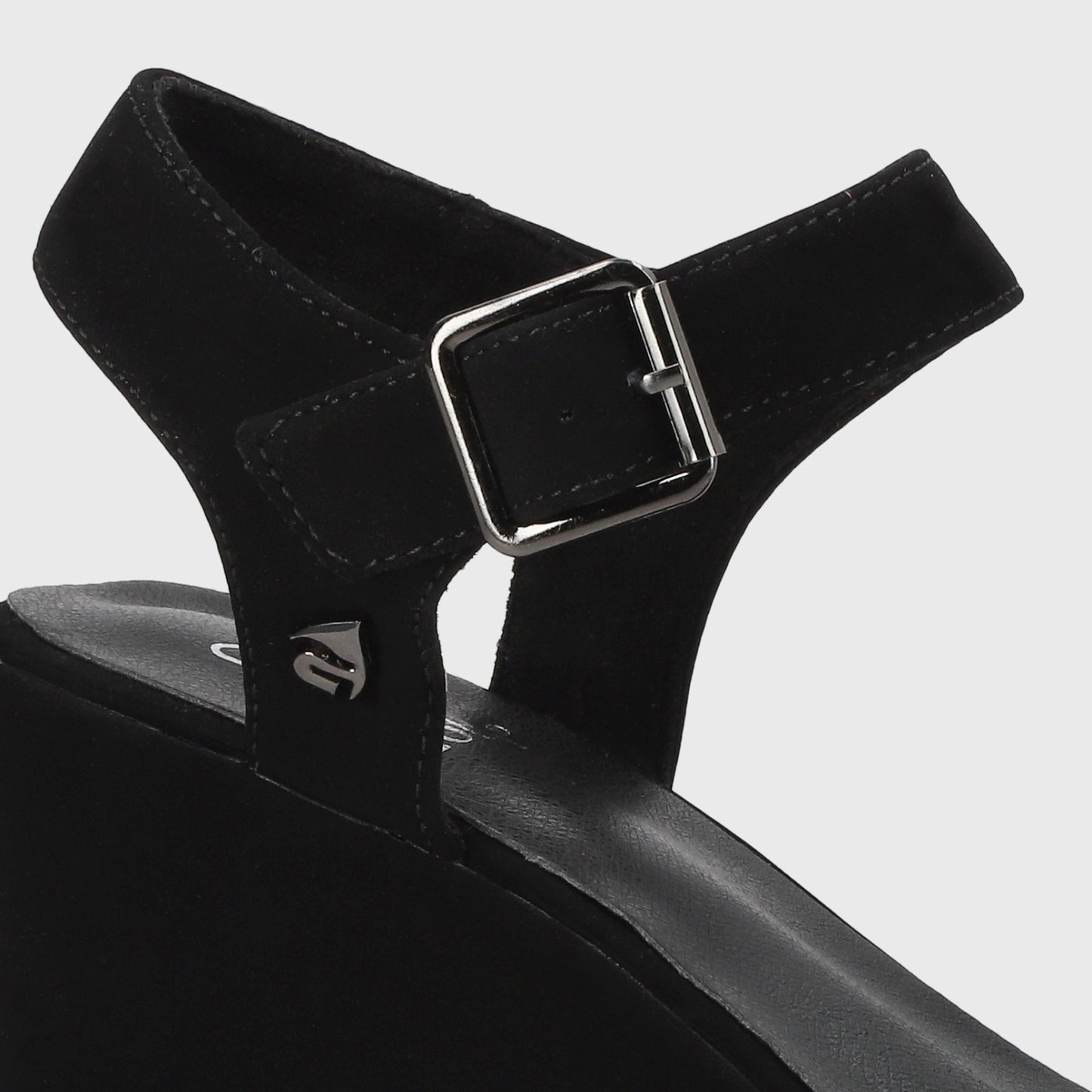 Sandalia Negra Mujer C5473