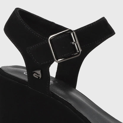 Sandalia Negra Mujer C5473