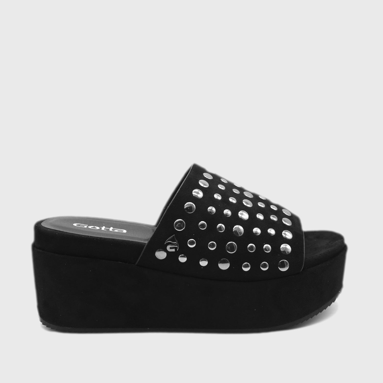 Sandalia Negra Mujer C5483