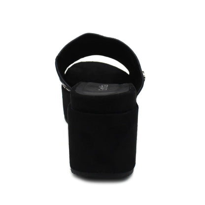 Sandalia Negra Mujer C5483