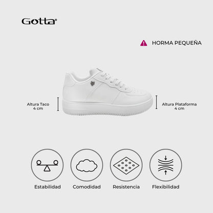Zapatilla Blanca Mujer C5907