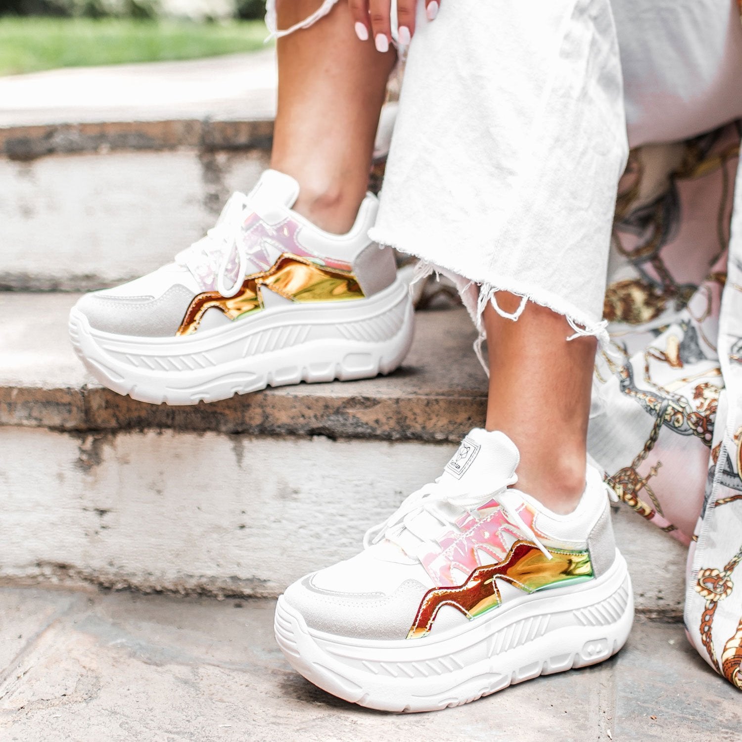 Zapatilla Blanca Mujer C5913