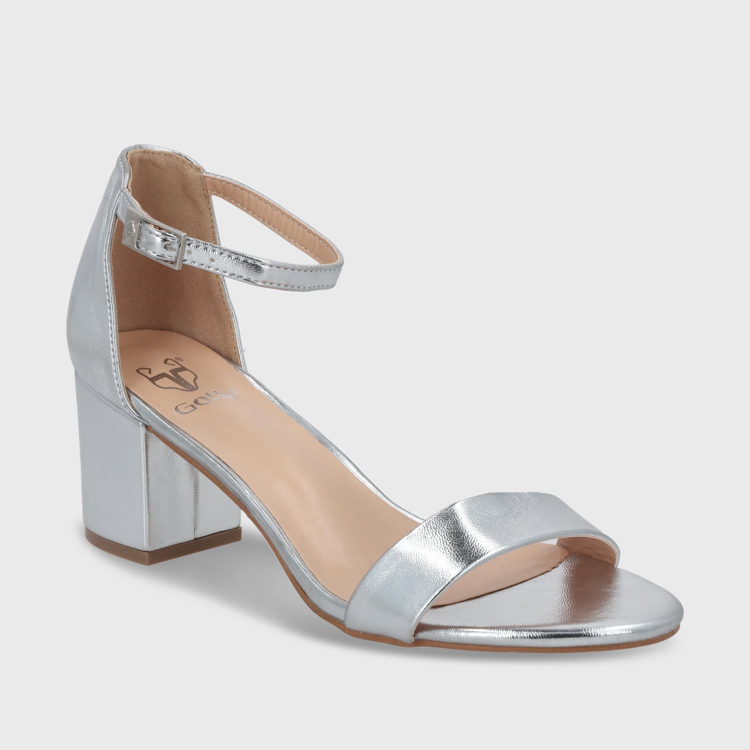 Sandalia Plateada Mujer C6161