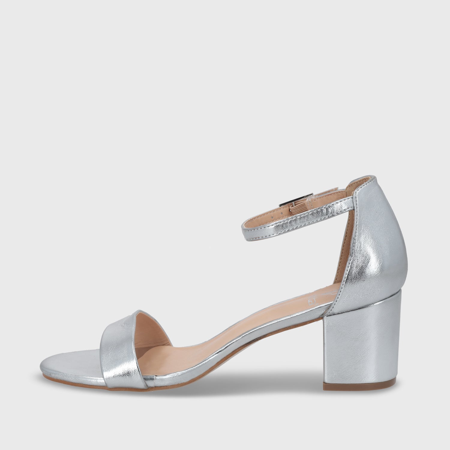 Sandalia Plateada Mujer C6161