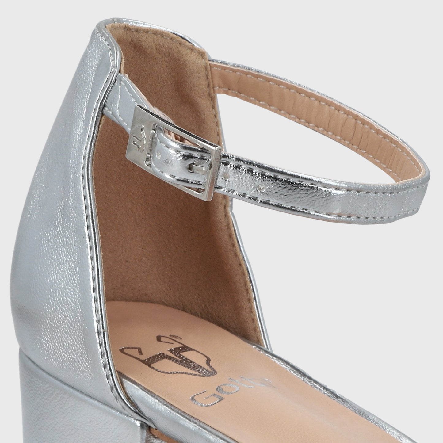 Sandalia Plateada Mujer C6161