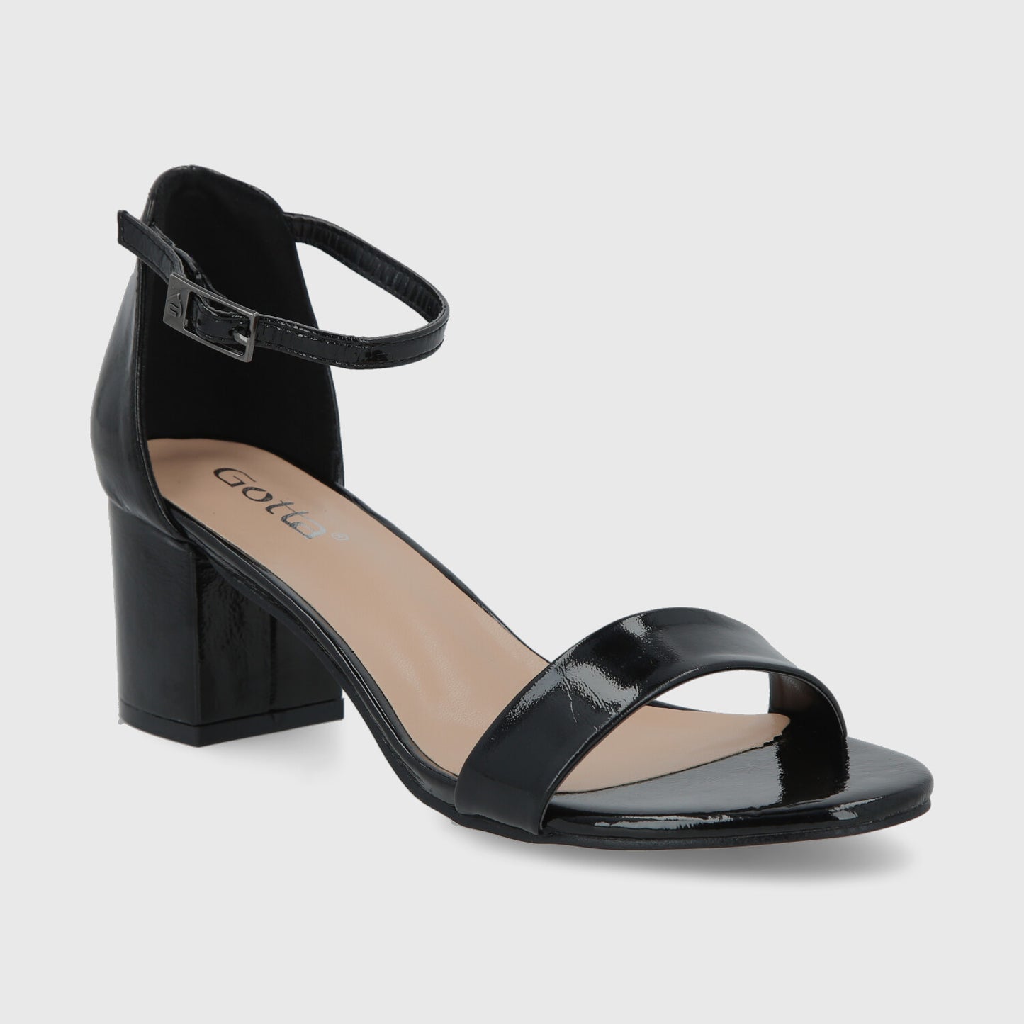Sandalia Negra Mujer C6161
