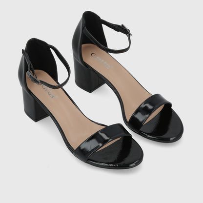 Sandalia Negra Mujer C6161