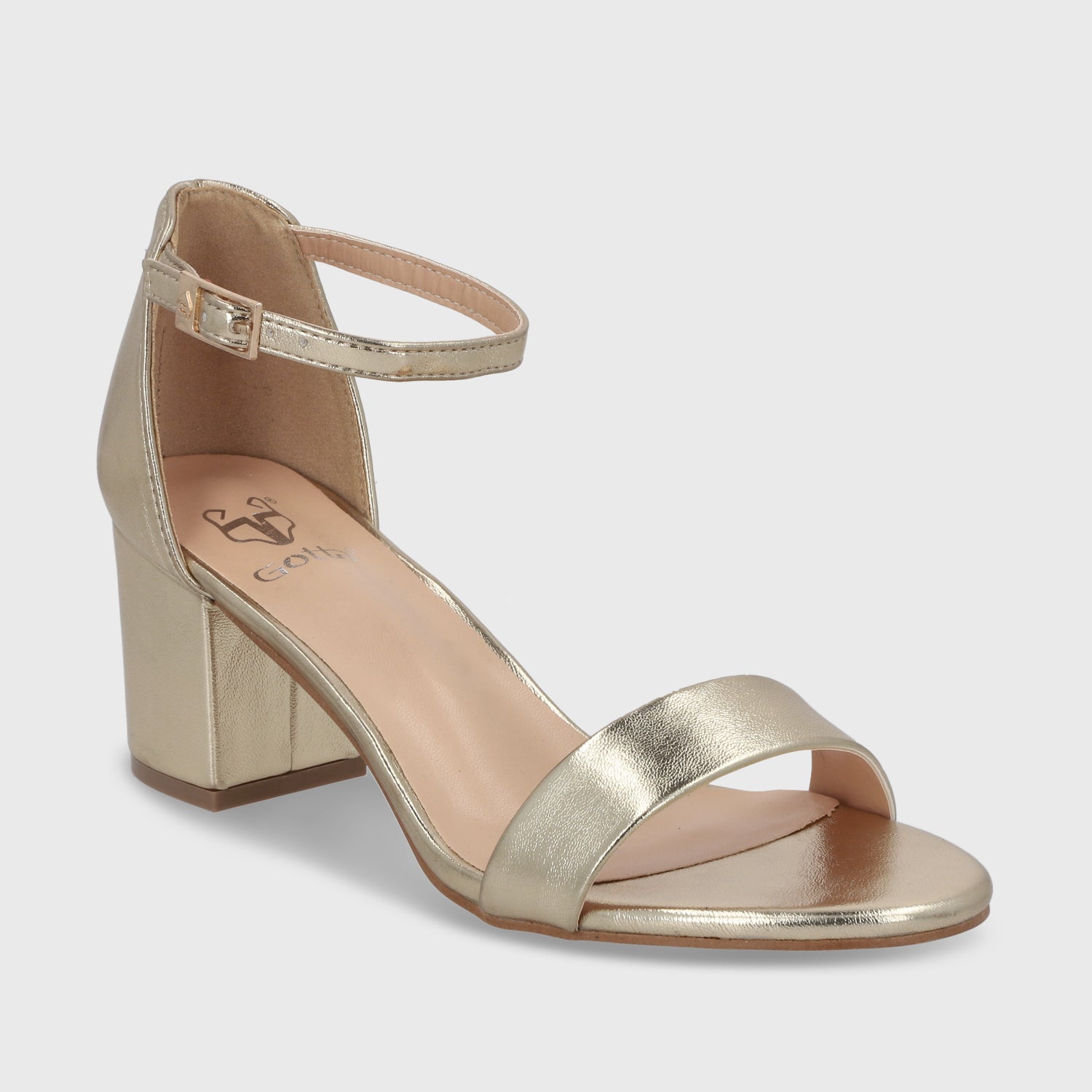 Sandalia Dorada Mujer C6161