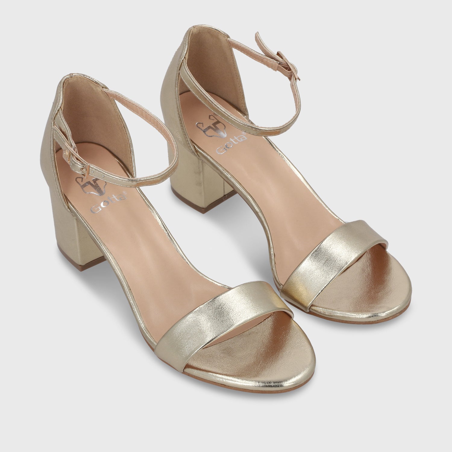 Sandalia Dorada Mujer C6161