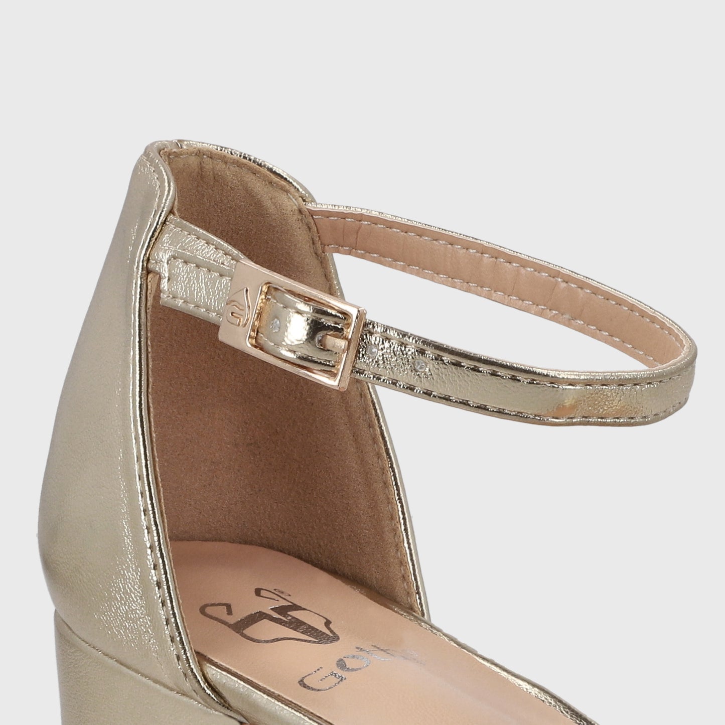 Sandalia Dorada Mujer C6161