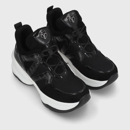 Zapatilla Negra Mujer C7293