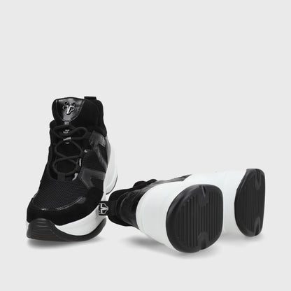 Zapatilla Negra Mujer C7293