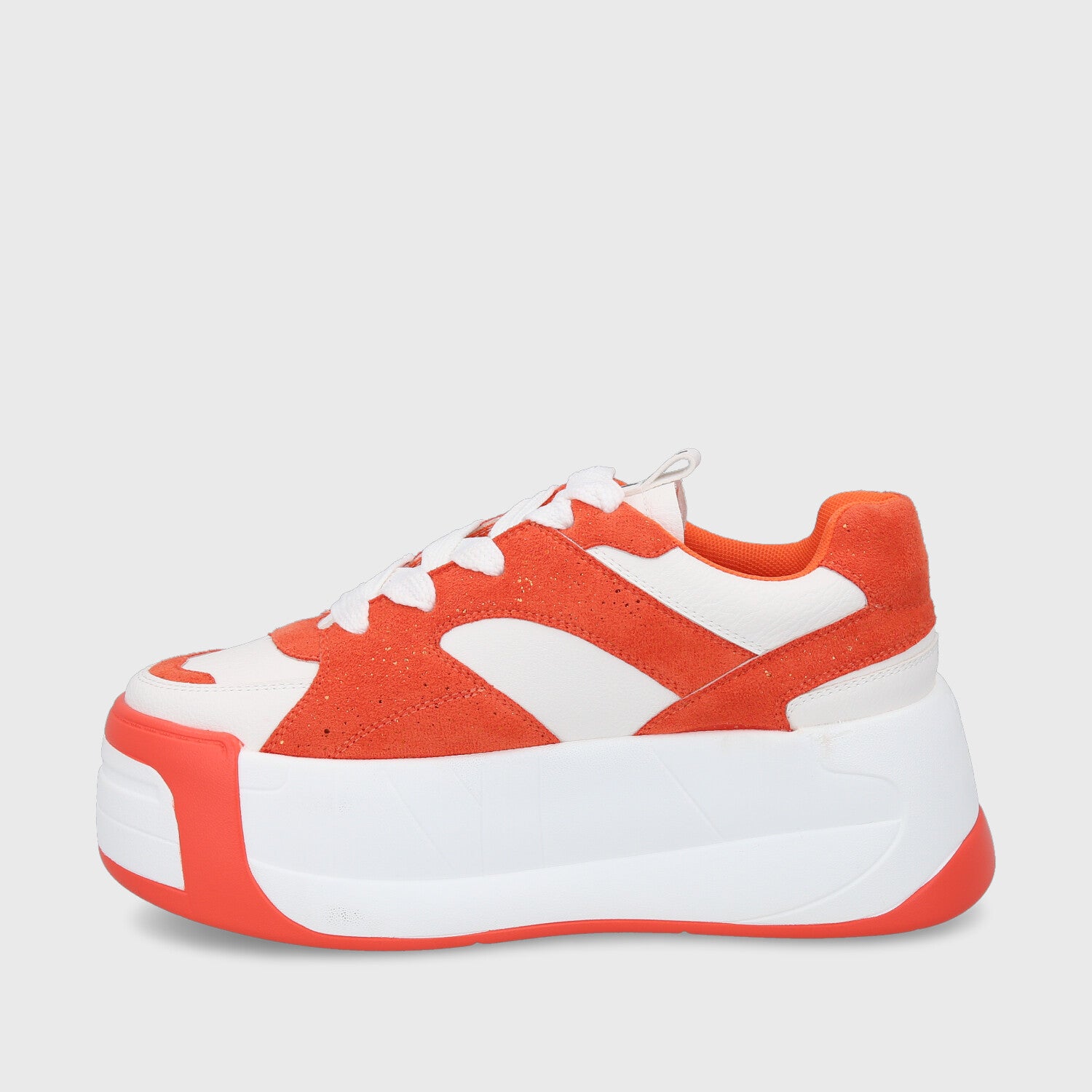 Zapatilla Plataforma Naranja Mujer C7325