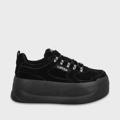 Zapatilla Plataforma Negra C732B