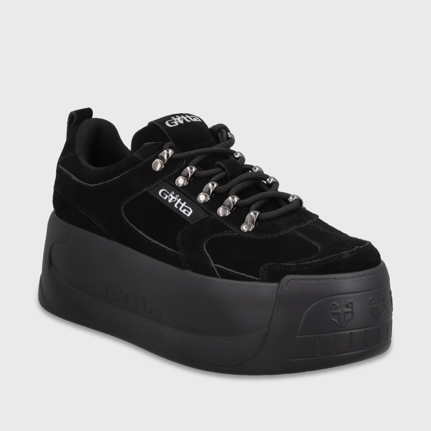 Zapatilla Plataforma Negra C732B